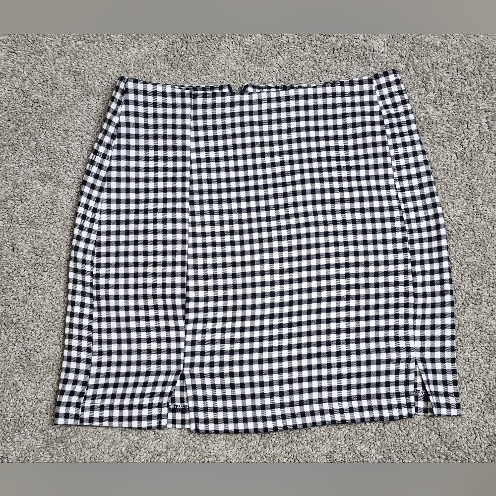 Nwot Love on a Hanger Monochrome Checkered Pencil Skirt | Juniors Size 7 | NWOT